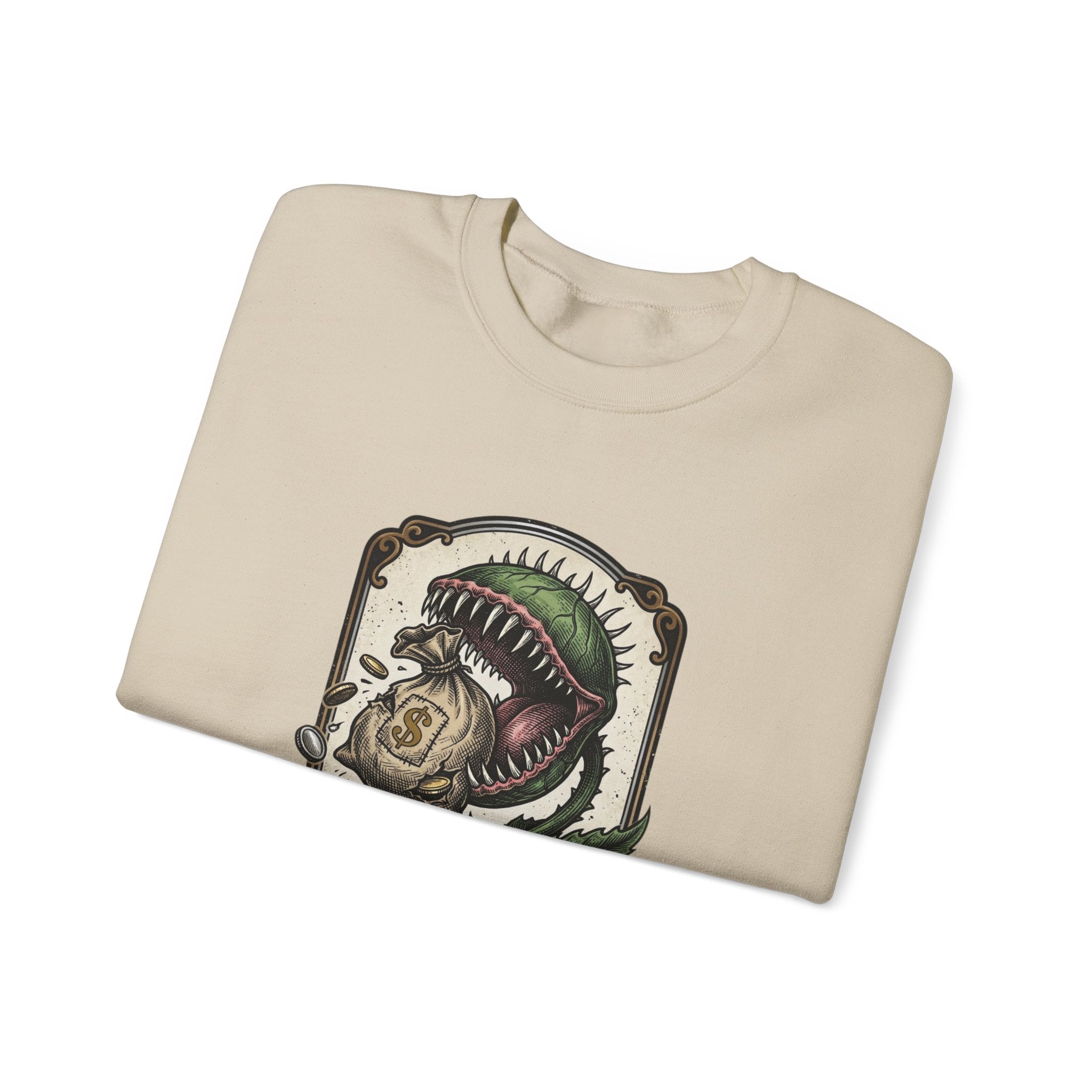 People Over Profit Crewneck Sweatshirt | Values-Led Statement Apparel