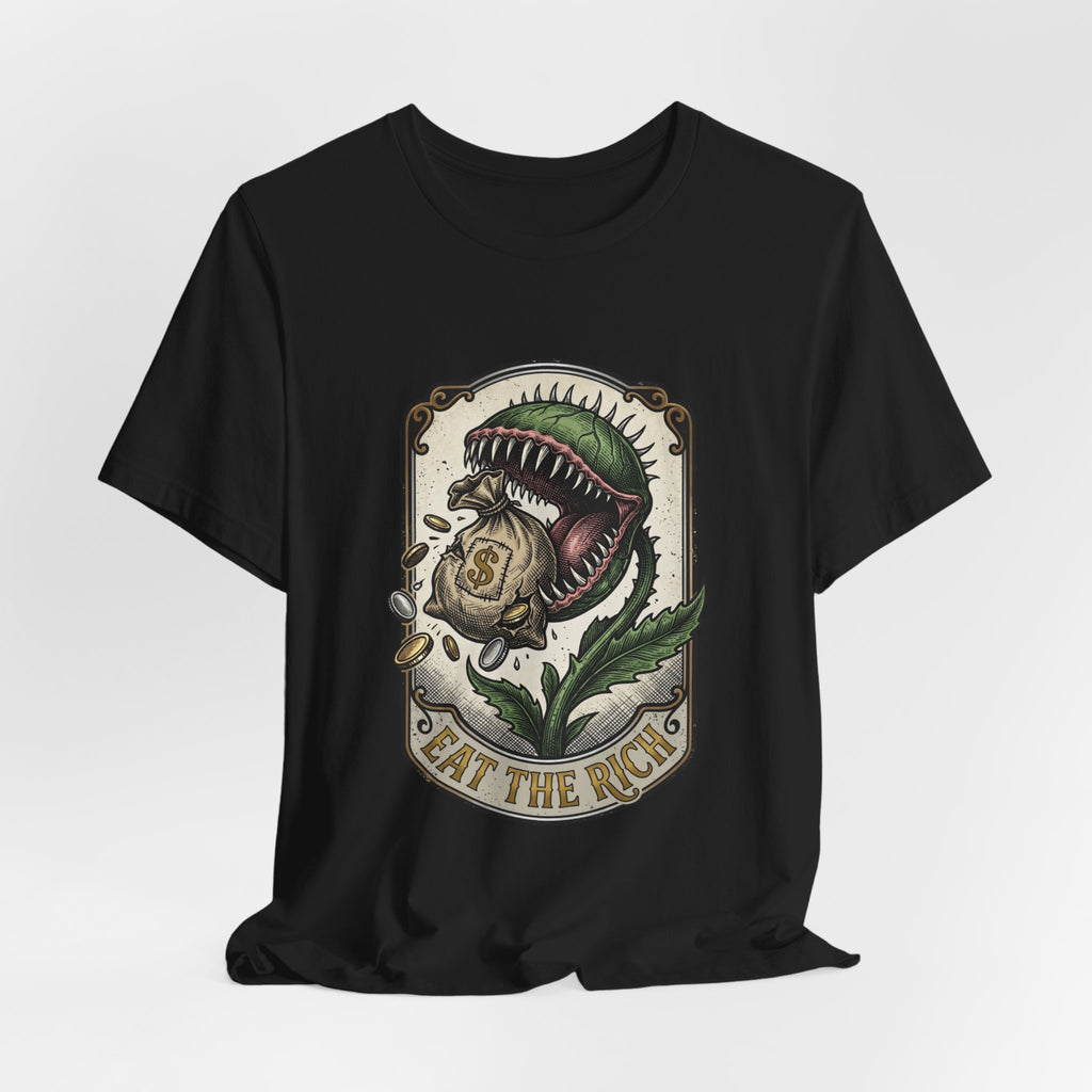 Eat the Rich Tee | People Over Profit statement shirt, activist graphic