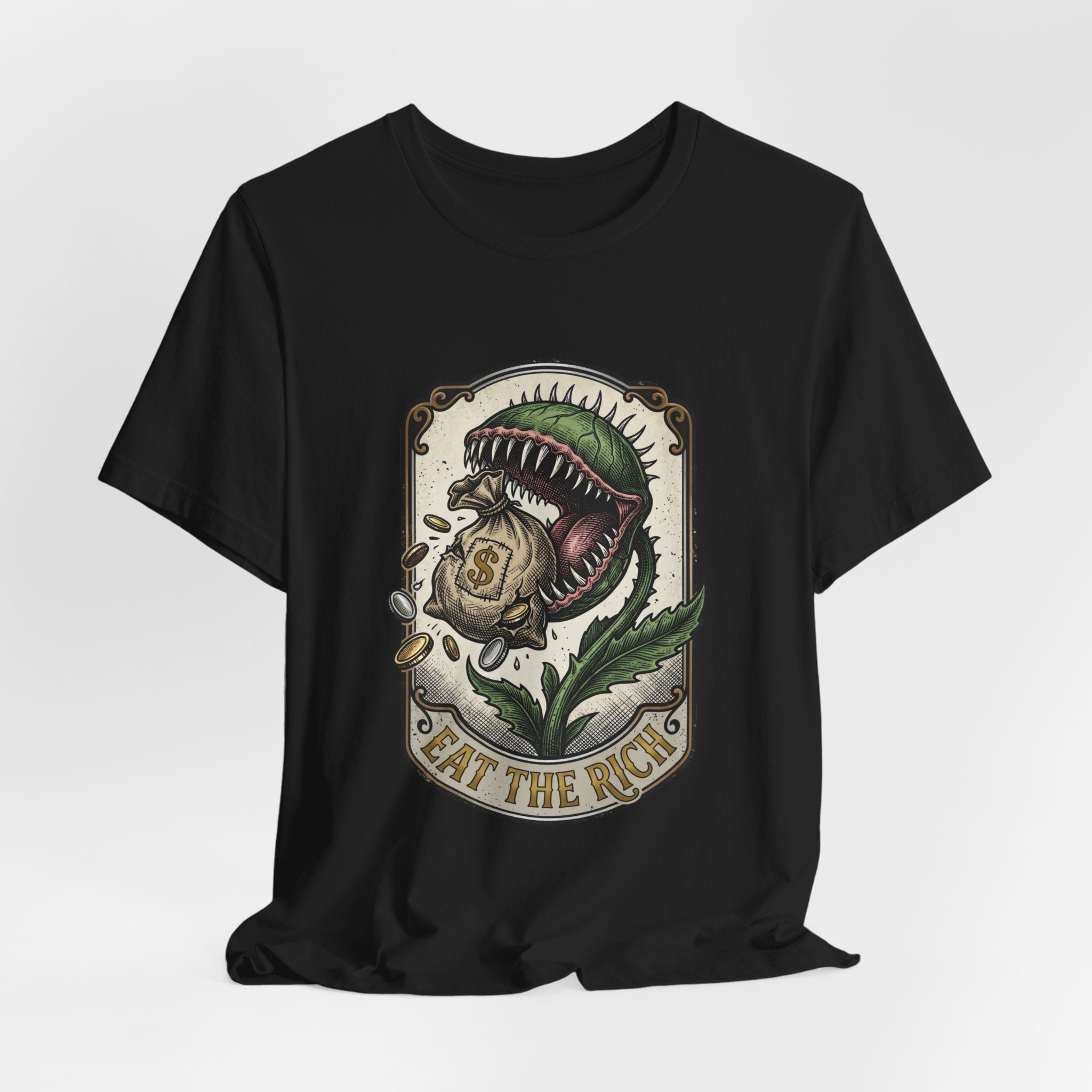 Eat the Rich Tee | People Over Profit statement shirt, activist graphic