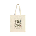 All Plants Are Edible Canvas Tote | Botanical Illustration, Dark Nature Humor