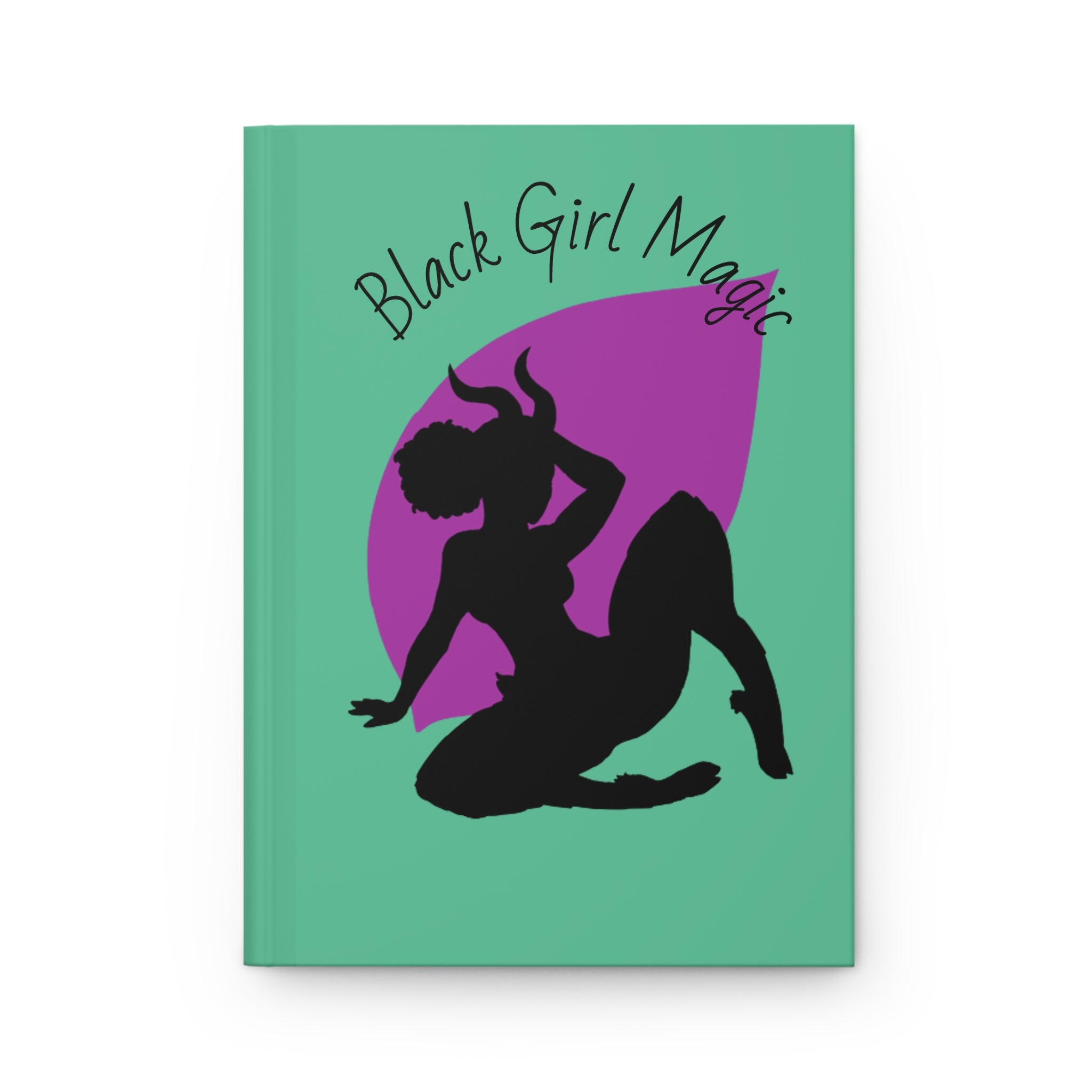 Black Girl Magic Hardcover Journal — Empowering Afrocentric Notebook