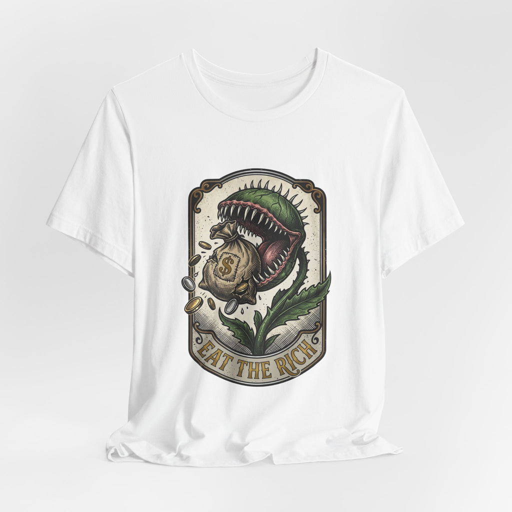 Eat the Rich Tee | People Over Profit statement shirt, activist graphic