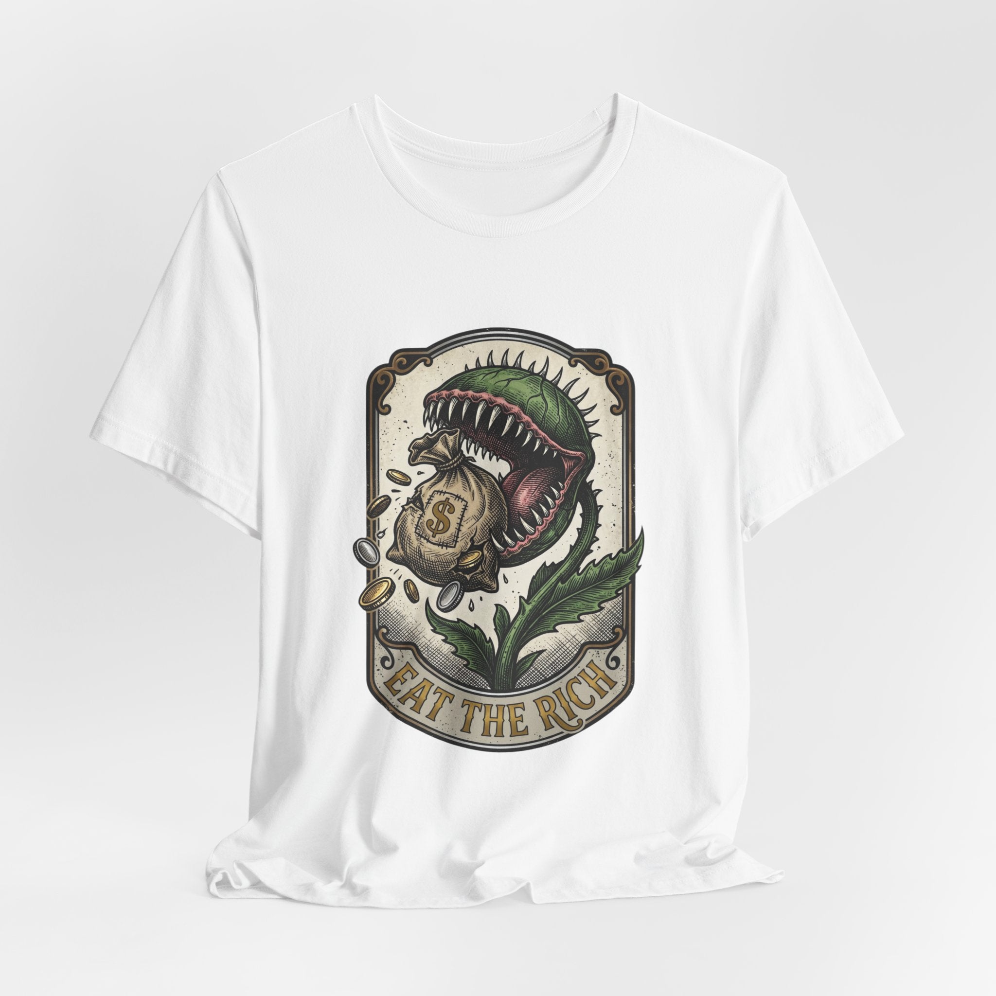 Eat the Rich Tee | People Over Profit statement shirt, activist graphic
