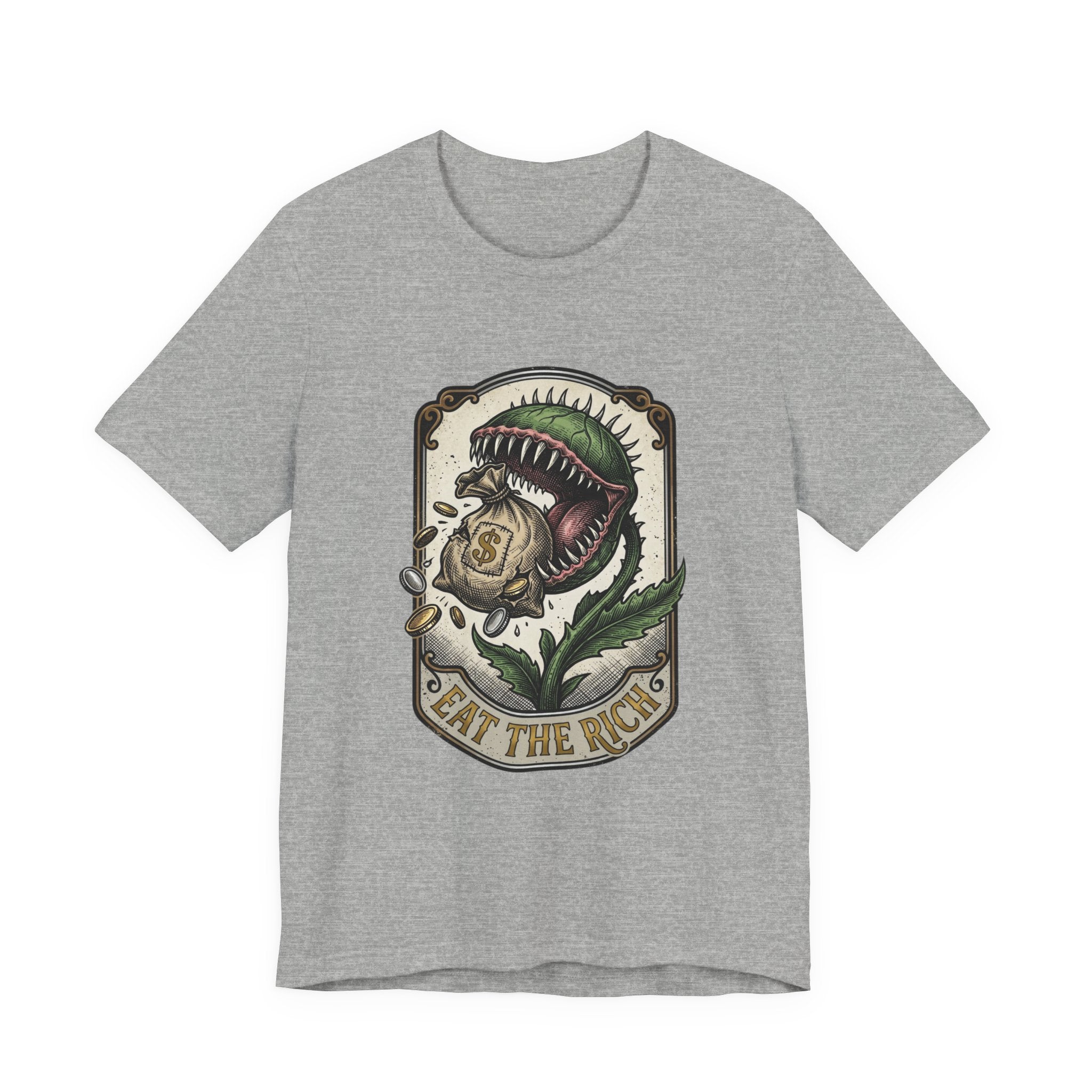 Eat the Rich Tee | People Over Profit statement shirt, activist graphic