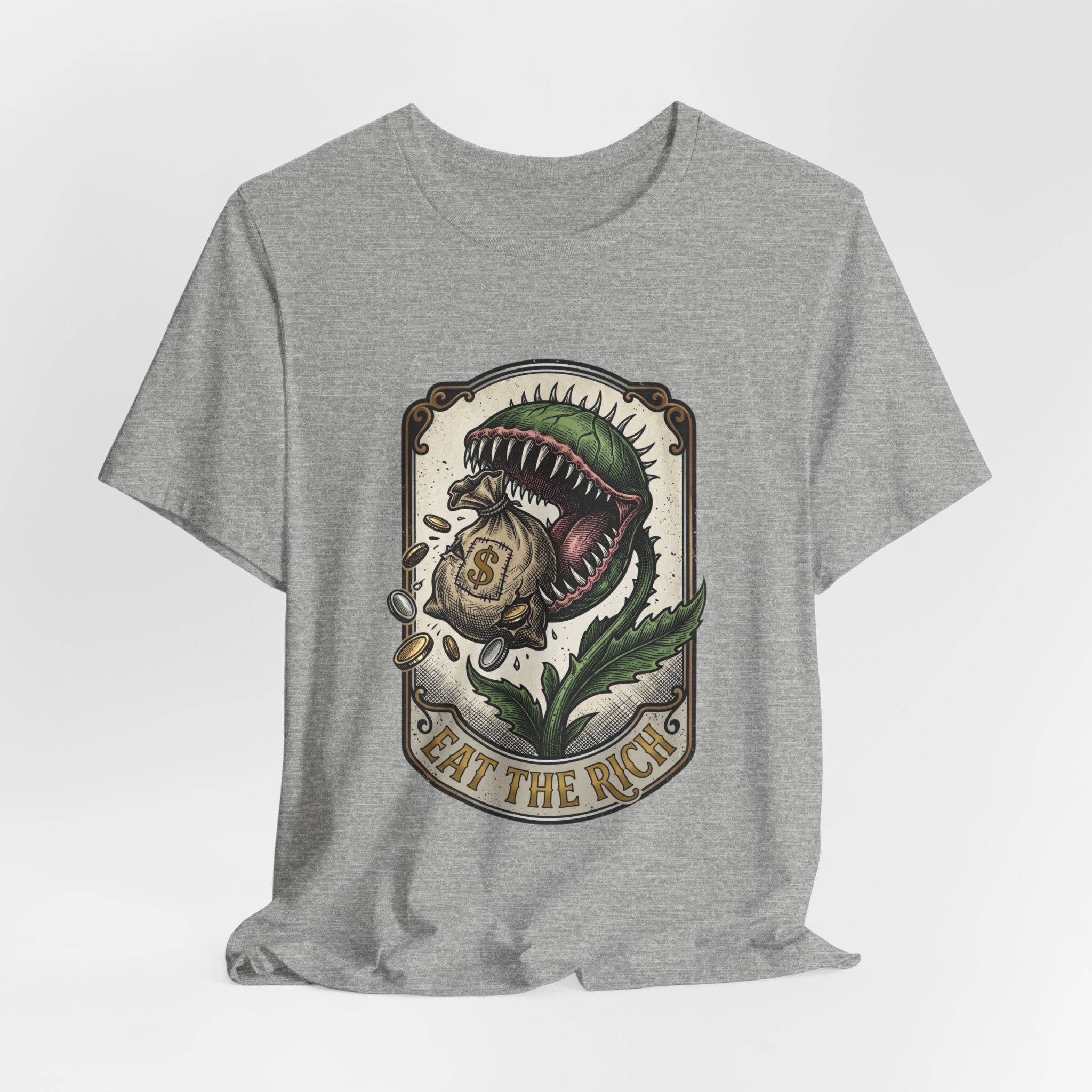 Eat the Rich Tee | People Over Profit statement shirt, activist graphic