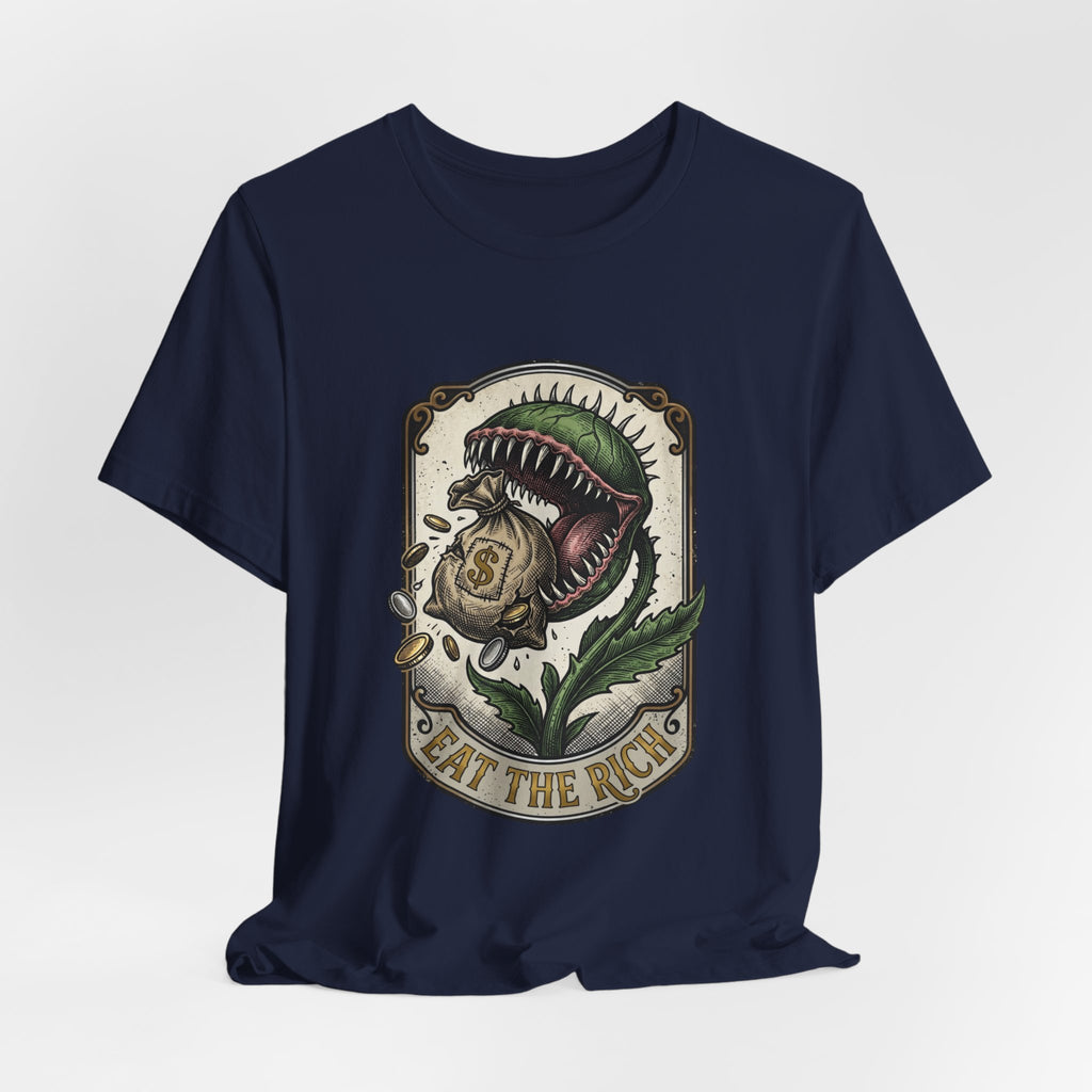 Eat the Rich Tee | People Over Profit statement shirt, activist graphic