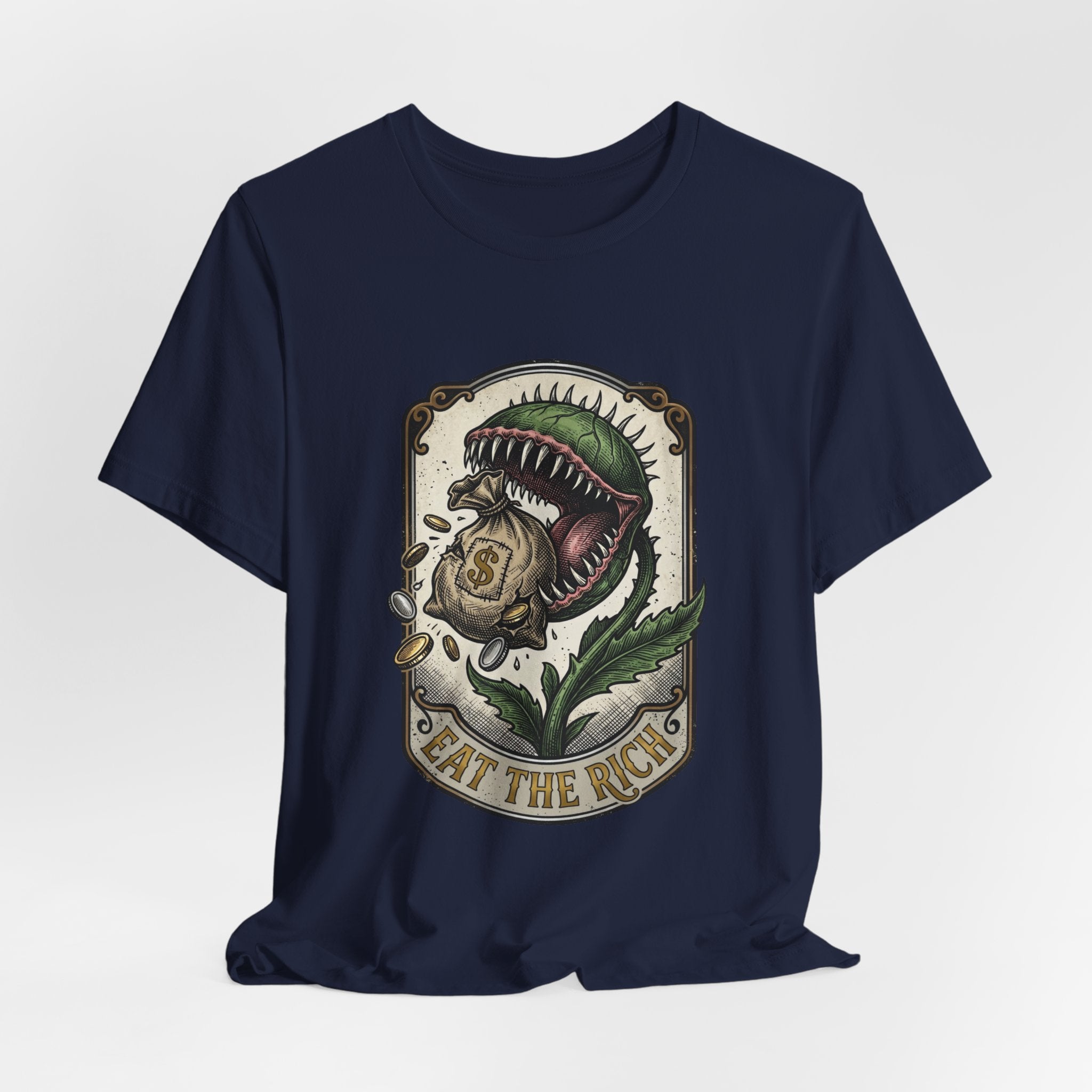Eat the Rich Tee | People Over Profit statement shirt, activist graphic