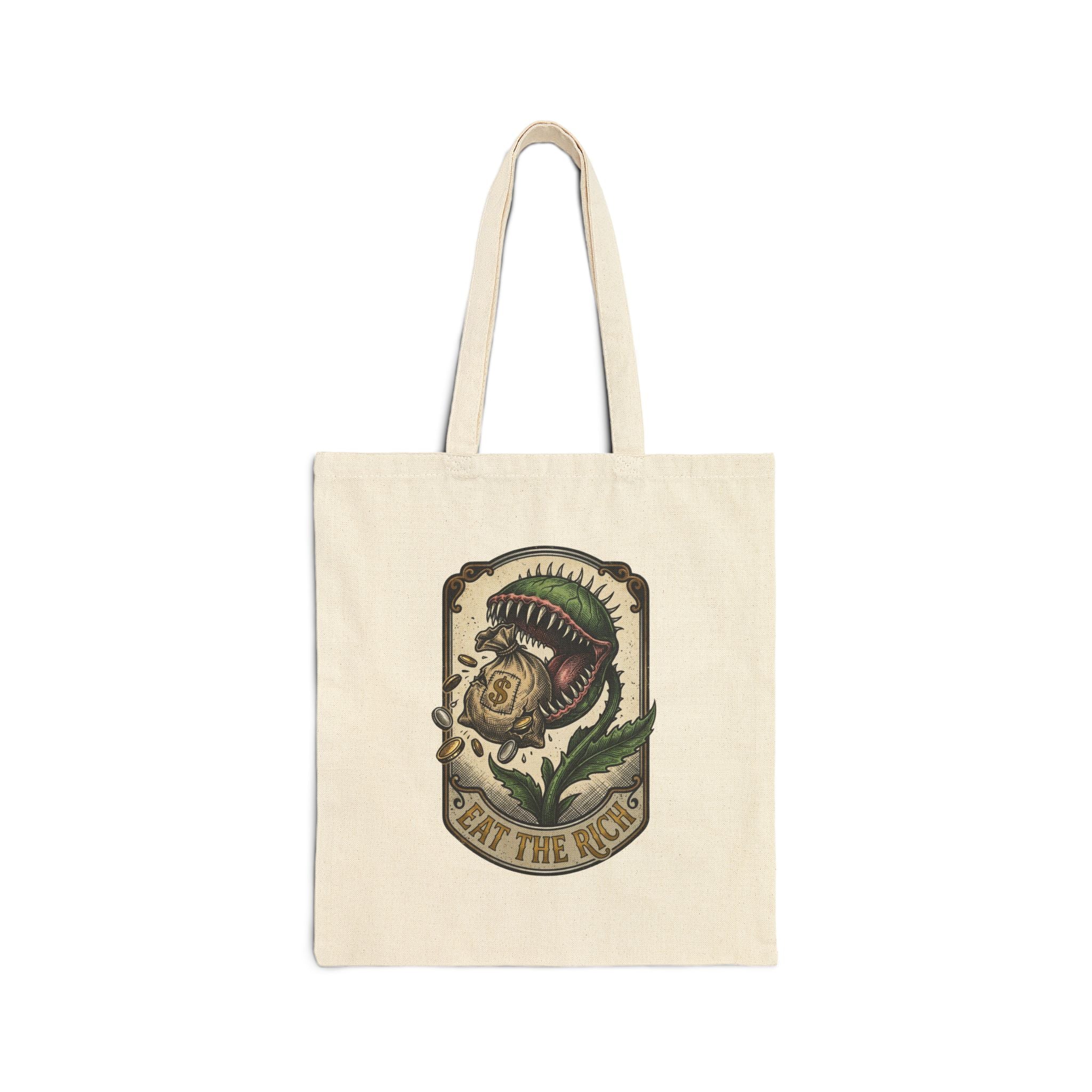 People Over Profit Tote | Cotton Canvas, Statement Eco Tote