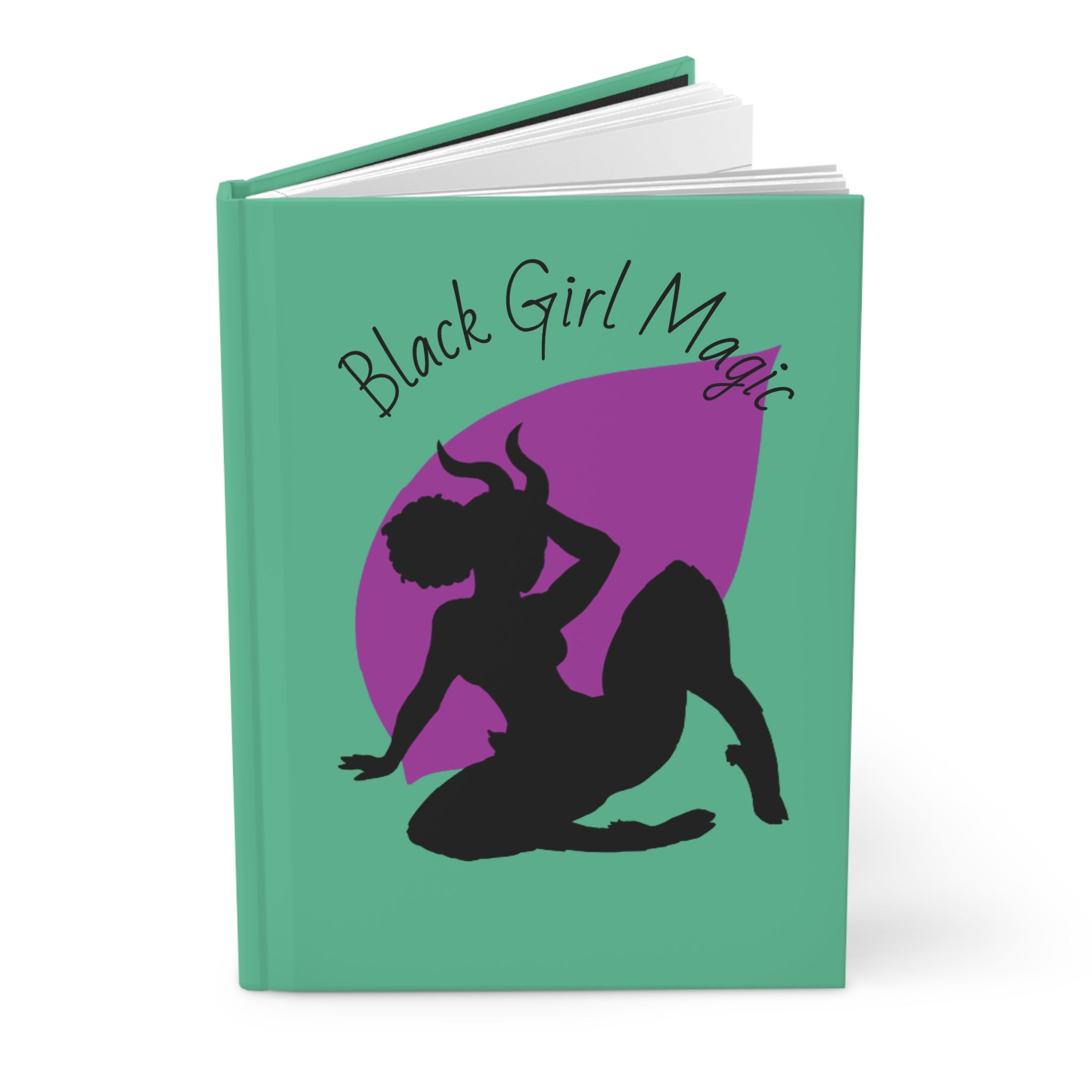 Black Girl Magic Hardcover Journal — Empowering Afrocentric Notebook
